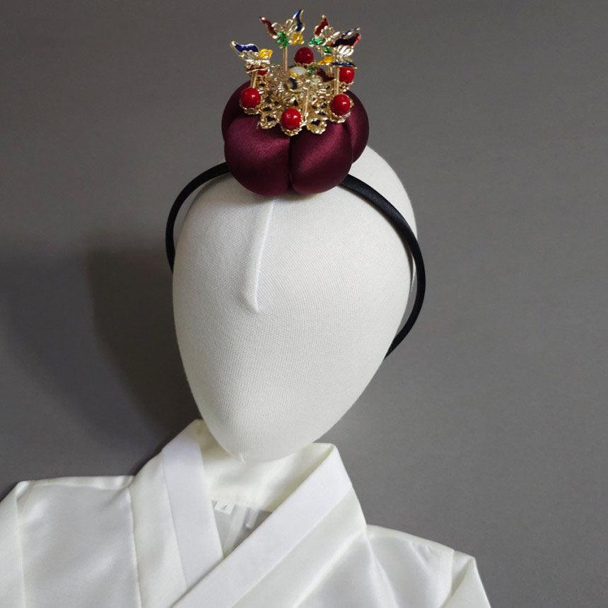 Pearl Jokduri Cushion Headband - Native Korean