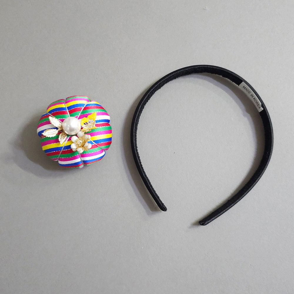 Pearl Saekdong Pumpkin Headband - Native Korean