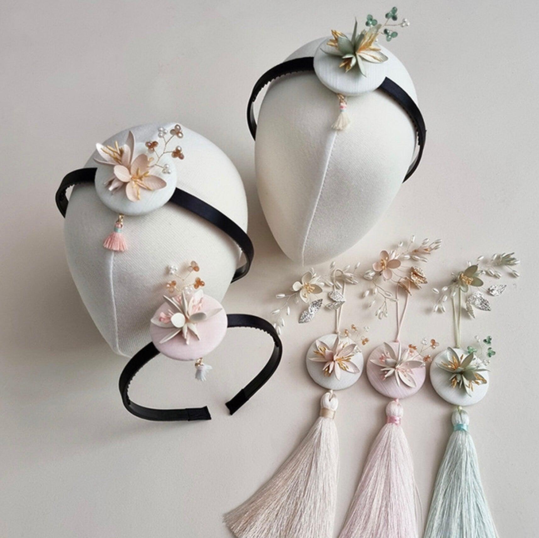 Rustic Floral Headband - Native Korean