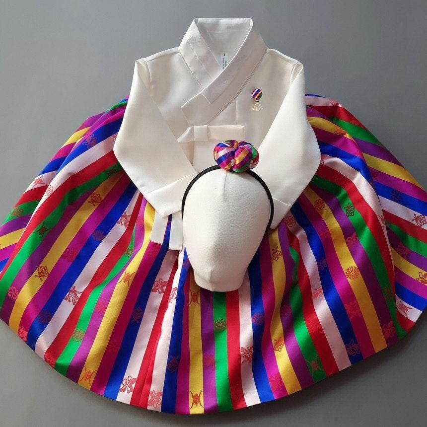 Saekdong Girl Hanbok (1-7YR) - Native Korean