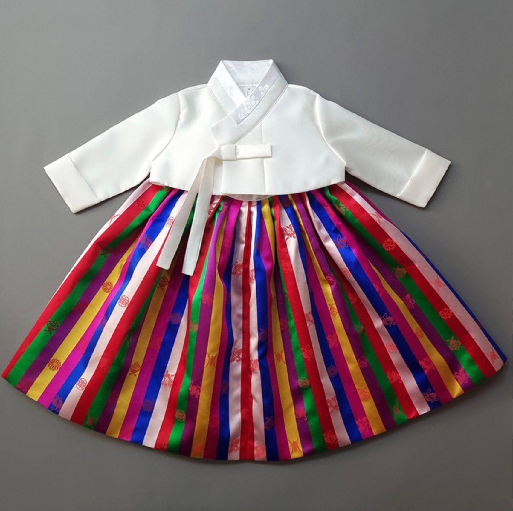 Saekdong Girl Hanbok (1-7YR) - Native Korean