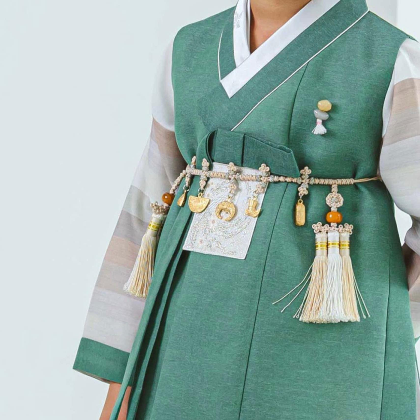 Sangmin Saekdong Green Boy Hanbok (100D-8YR) - Native Korean
