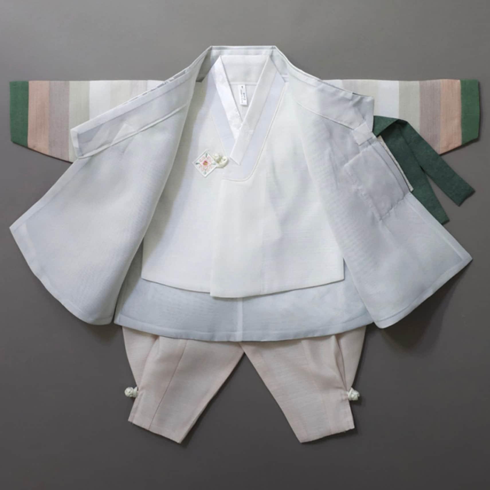 Sangmin Saekdong Green Boy Hanbok (100D-8YR) - Native Korean