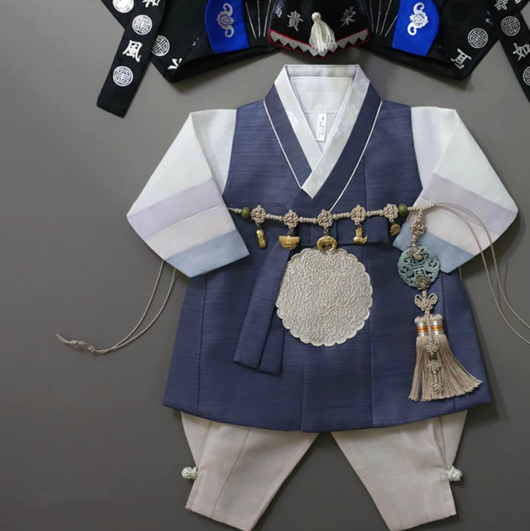 Sejong Navy Boy Hanbok (1-8YR) - Native Korean