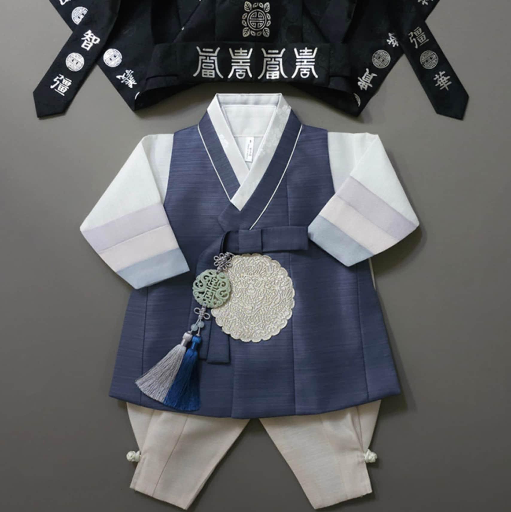 Sejong Navy Boy Hanbok (1-8YR) - Native Korean