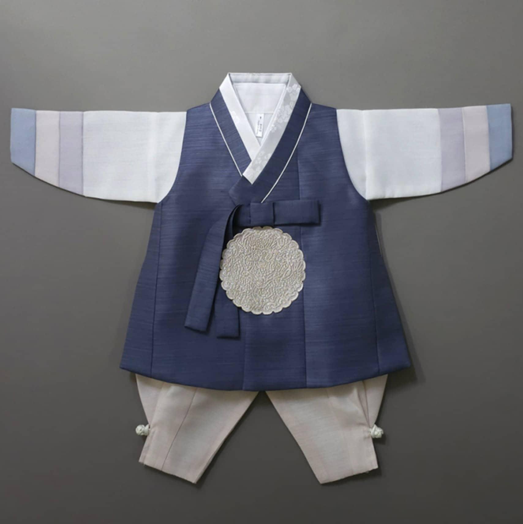 Sejong Navy Boy Hanbok (1-8YR) - Native Korean