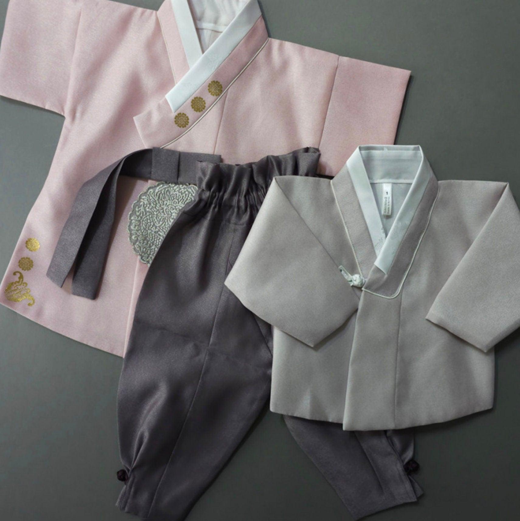 Sejong Pink Boy Hanbok (1-12YR) - Native Korean