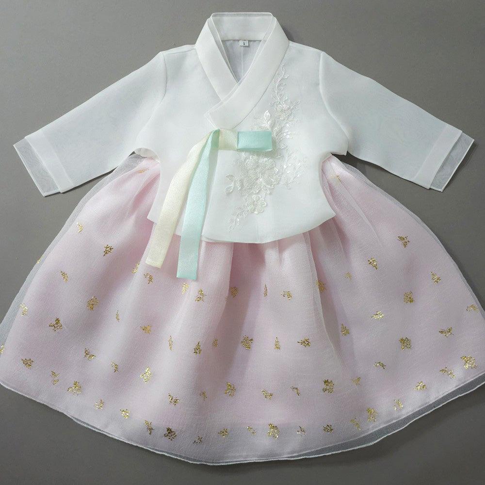 Seolhee Pink Dress Girl Hanbok (1-12YR) - Native Korean
