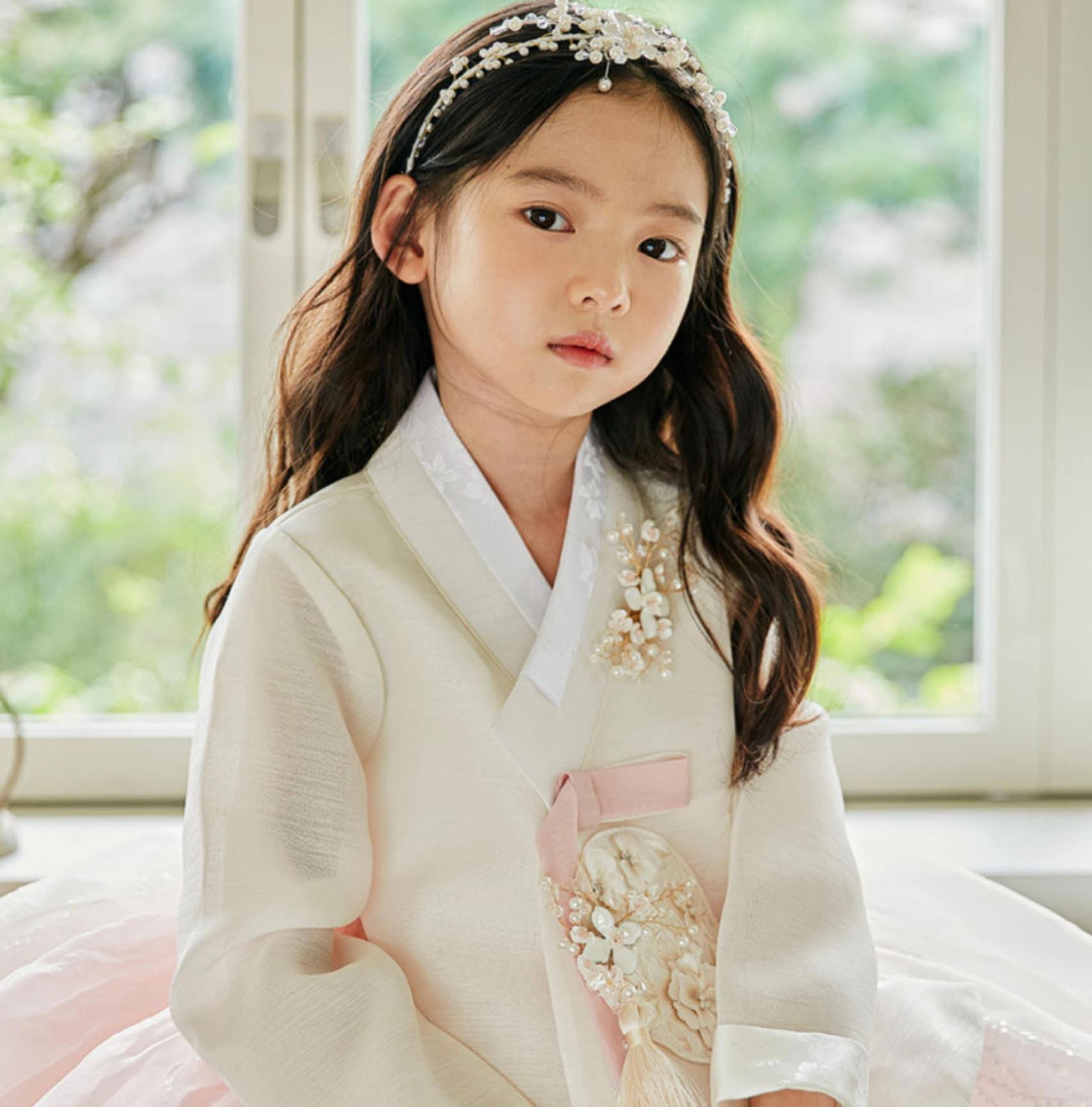 Seulbi 3D Top Dress Girl Hanbok (1-12YR) - Native Korean