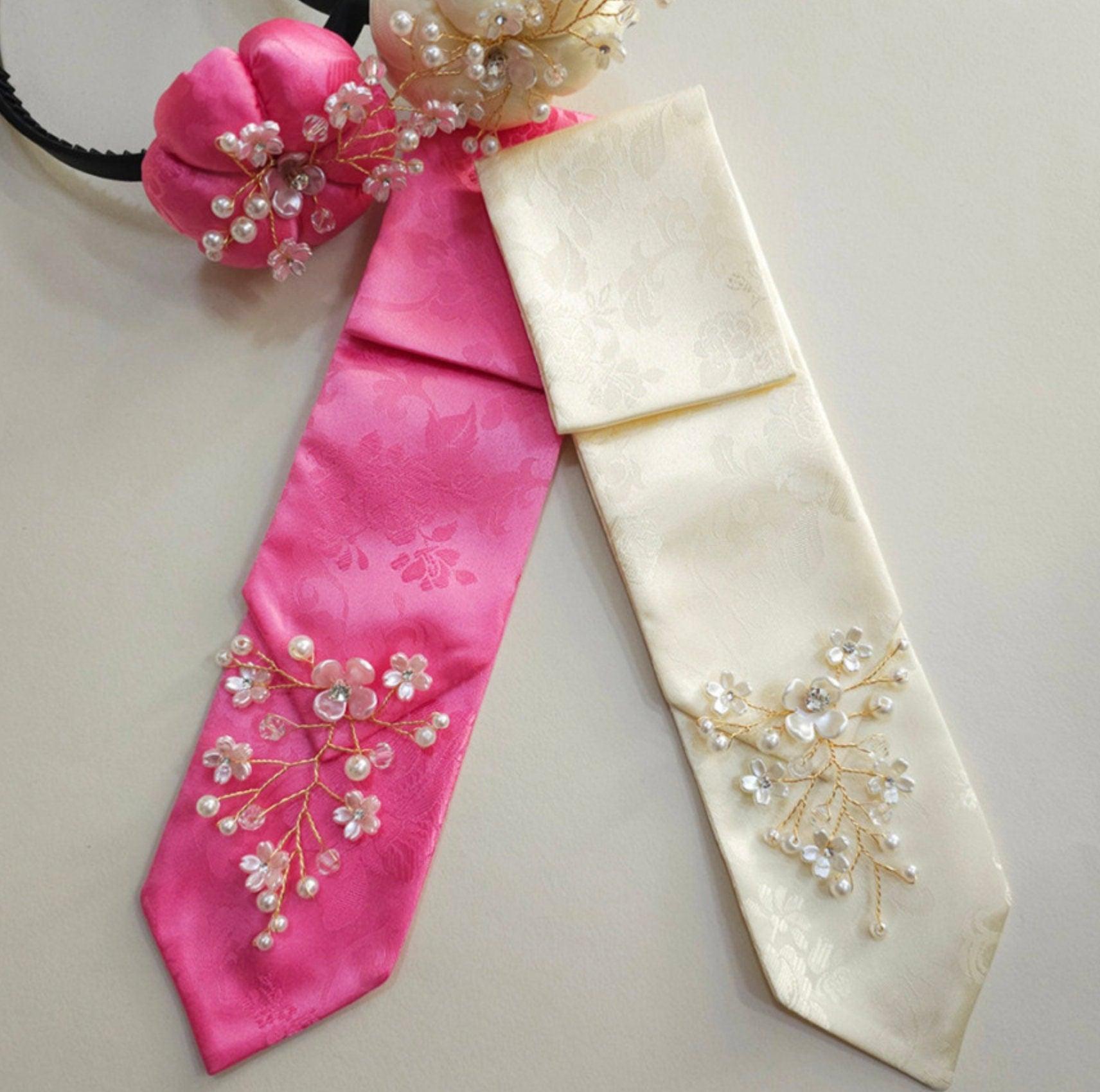 Shine Beads Hair Tie - Native Korean