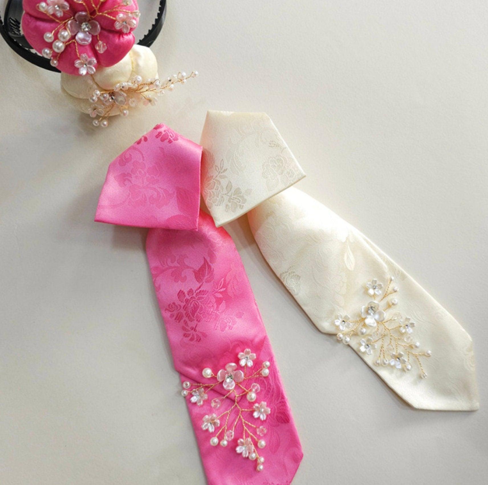 Shine Beads Hair Tie - Native Korean