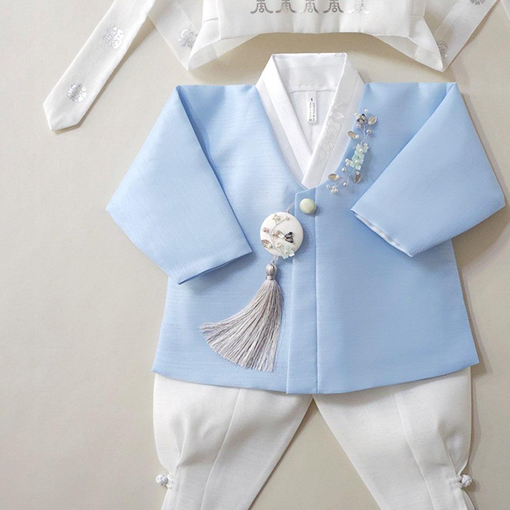 Sihoo Sky Boy Hanbok (100D-1YR) - Native Korean