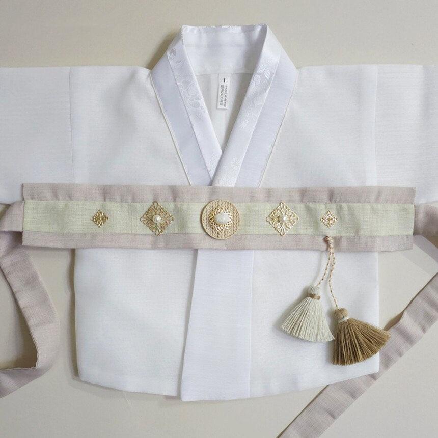 Gold Ornaments Bell Cushion popular Belt, Hanbok, Dol, 돌띠 Dohl