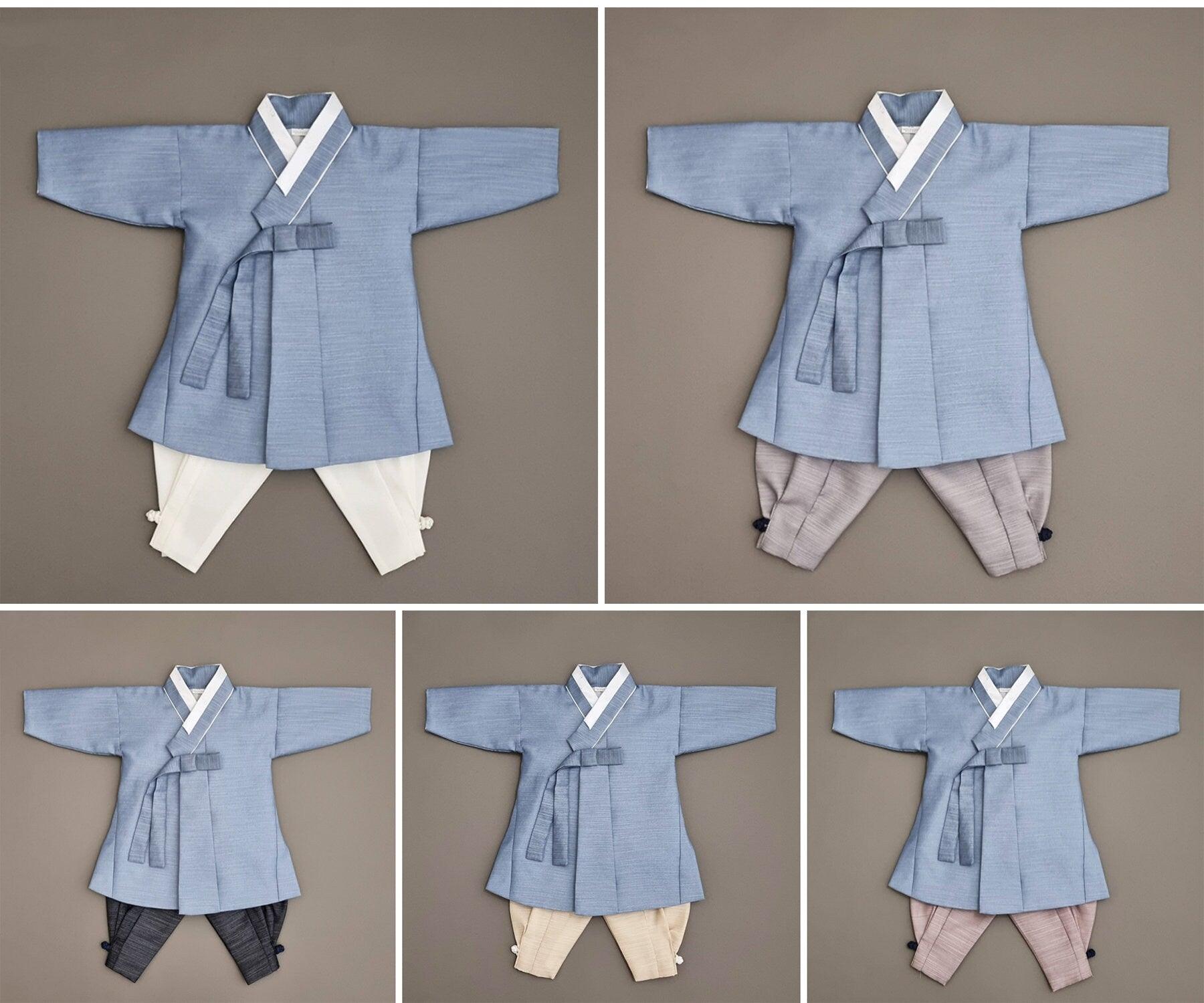 Sungjoon Indie Blue Boy Hanbok (100D-10YR) - Native Korean