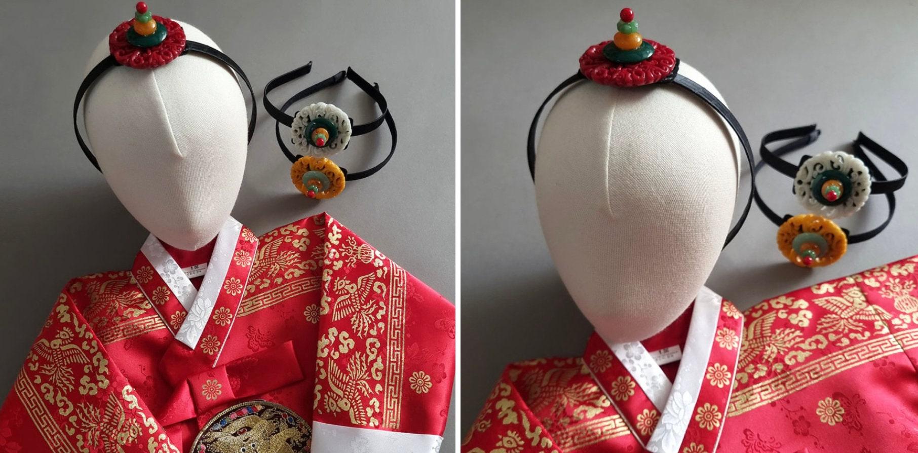 Traditional Ornaments Headband - Native Korean