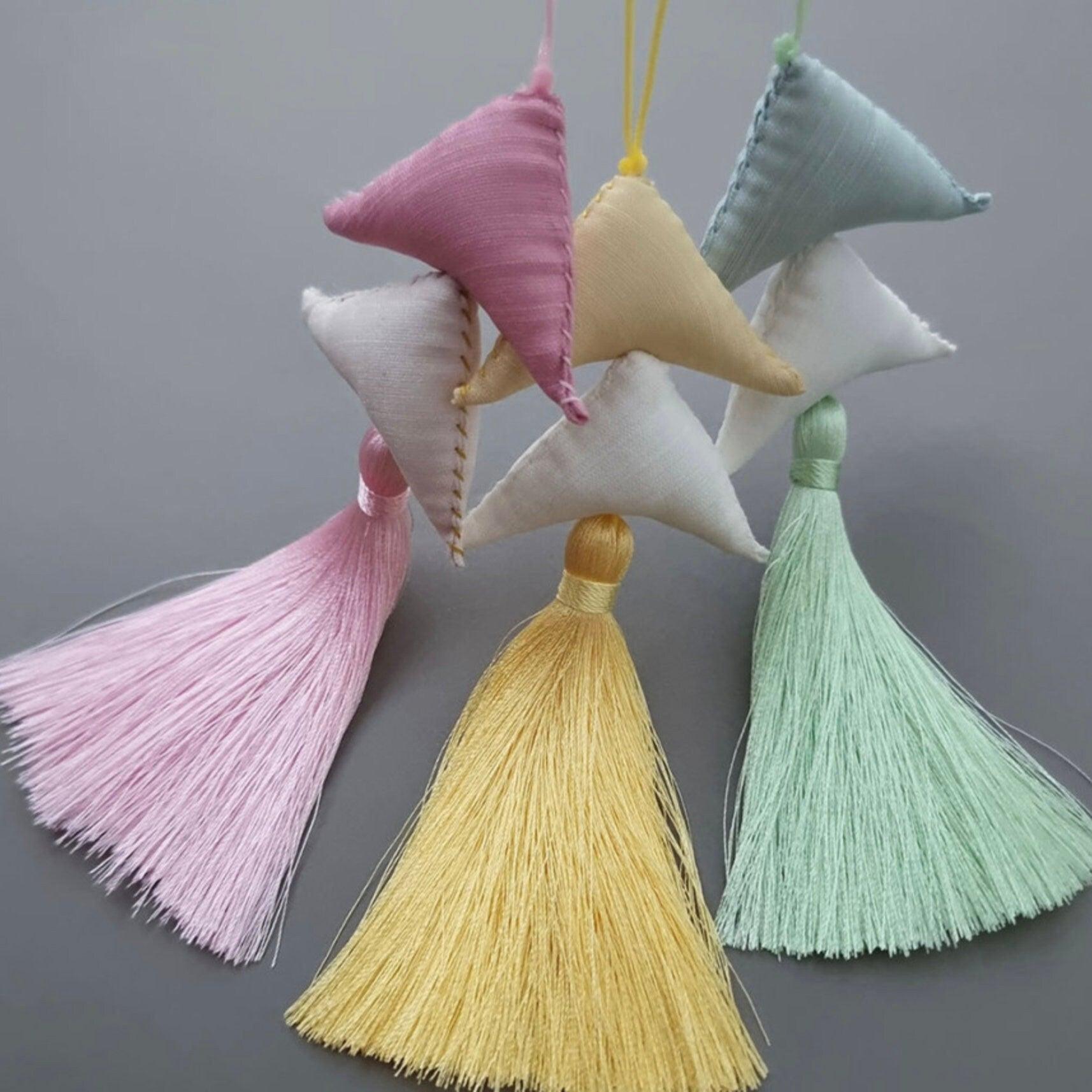 Triangle Cushion Tassel Norigae - Native Korean