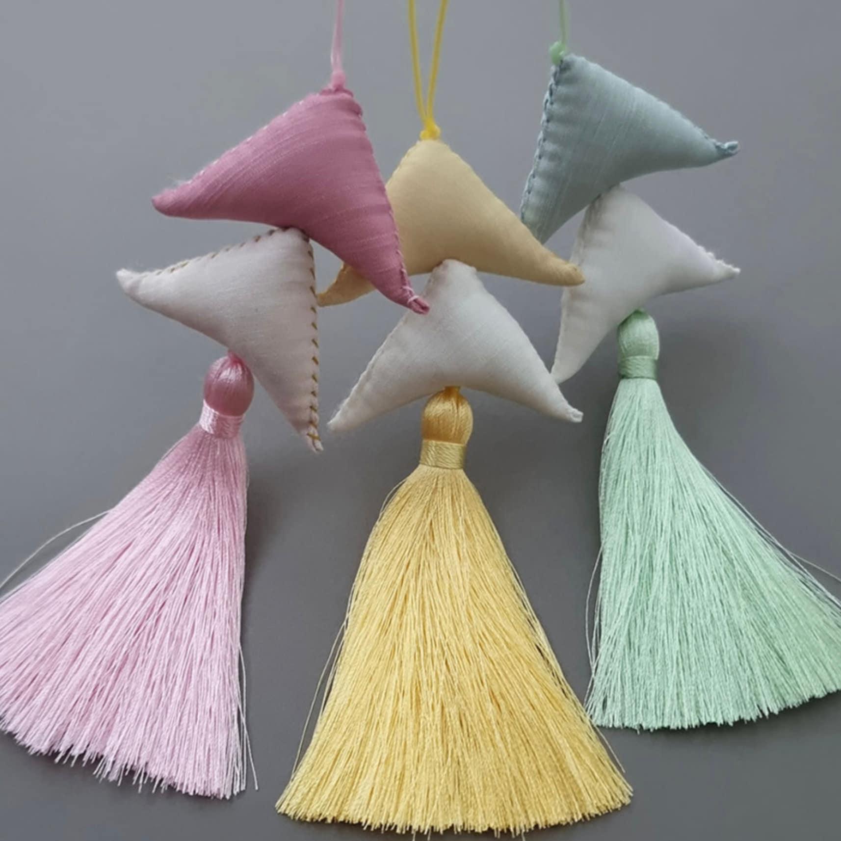 Triangle Cushion Tassel Norigae - Native Korean