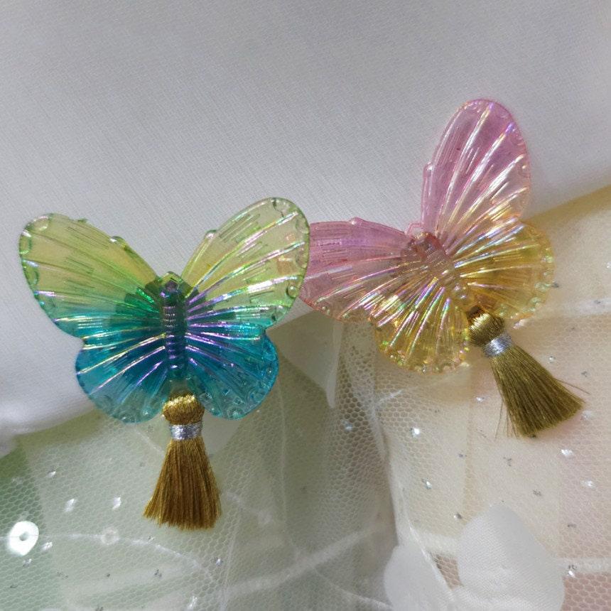 Two Tone Butterfly Brooch - Native Korean