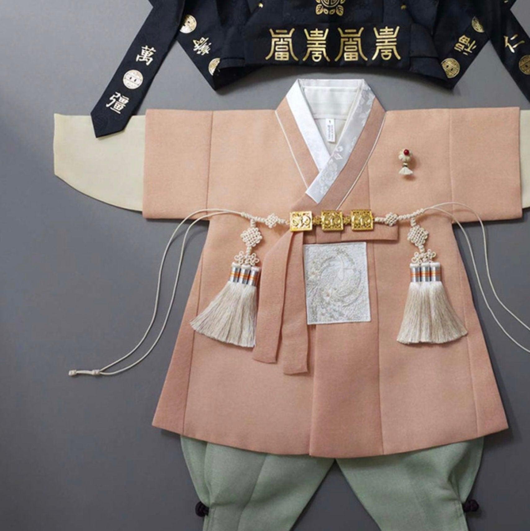 Woojin Coral Boy Hanbok (100D-12YR) - Native Korean