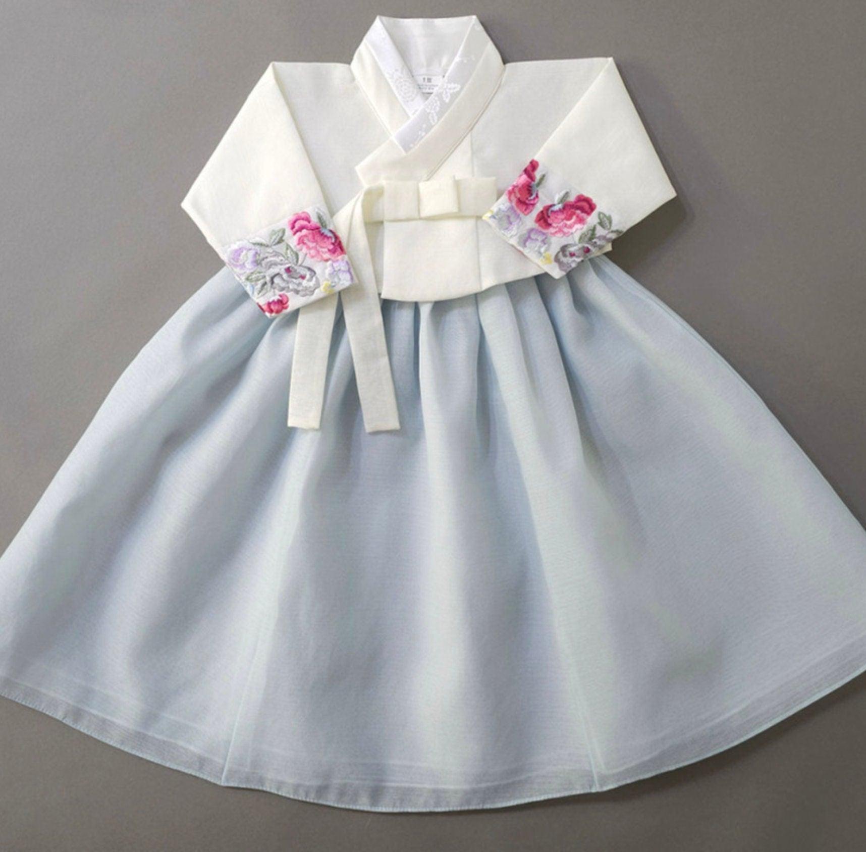 Yedong Embroidery Sky Girl Hanbok(100D-15YR) - Native Korean