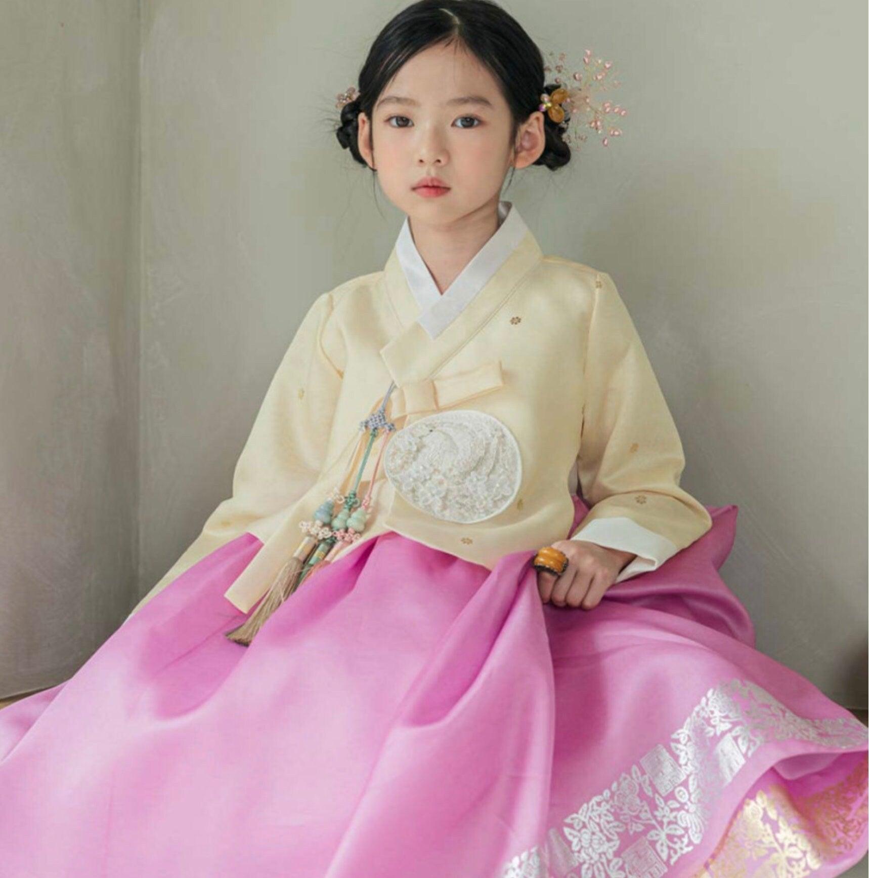 Yeonseo Pink Girl Hanbok (1-9YR) - Native Korean