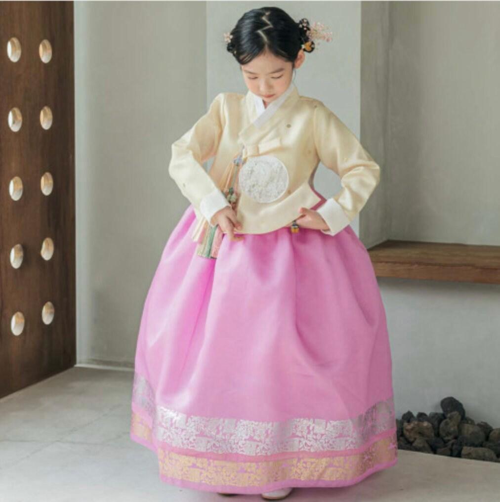 Yeonseo Pink Girl Hanbok (1-9YR) - Native Korean