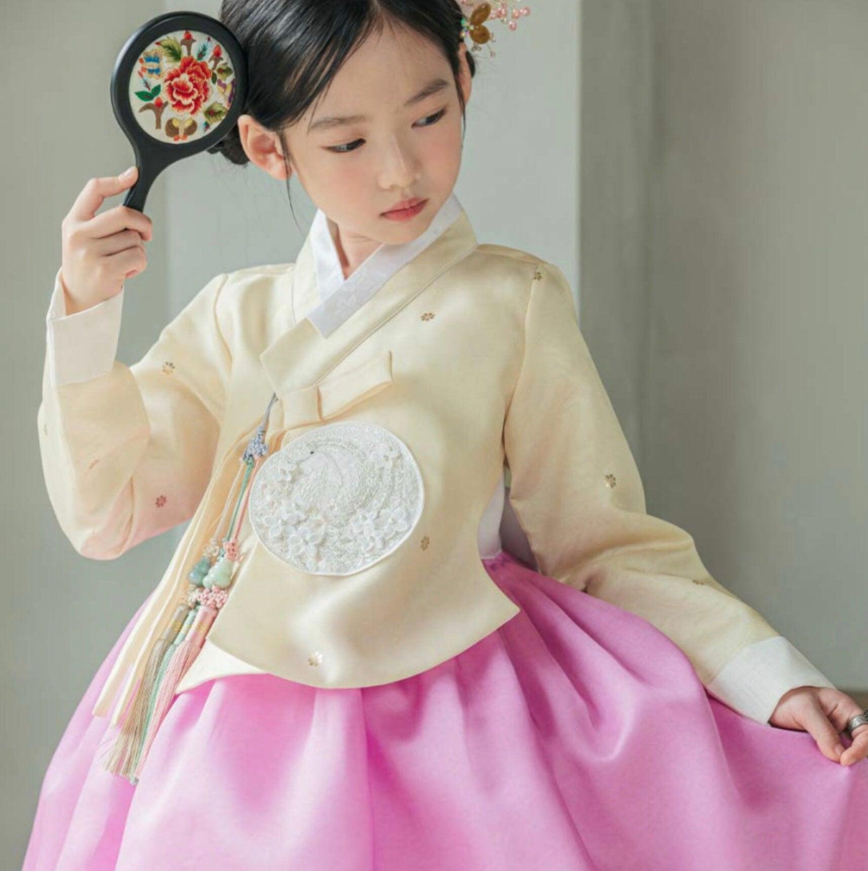 Yeonseo Pink Girl Hanbok (1-9YR) - Native Korean