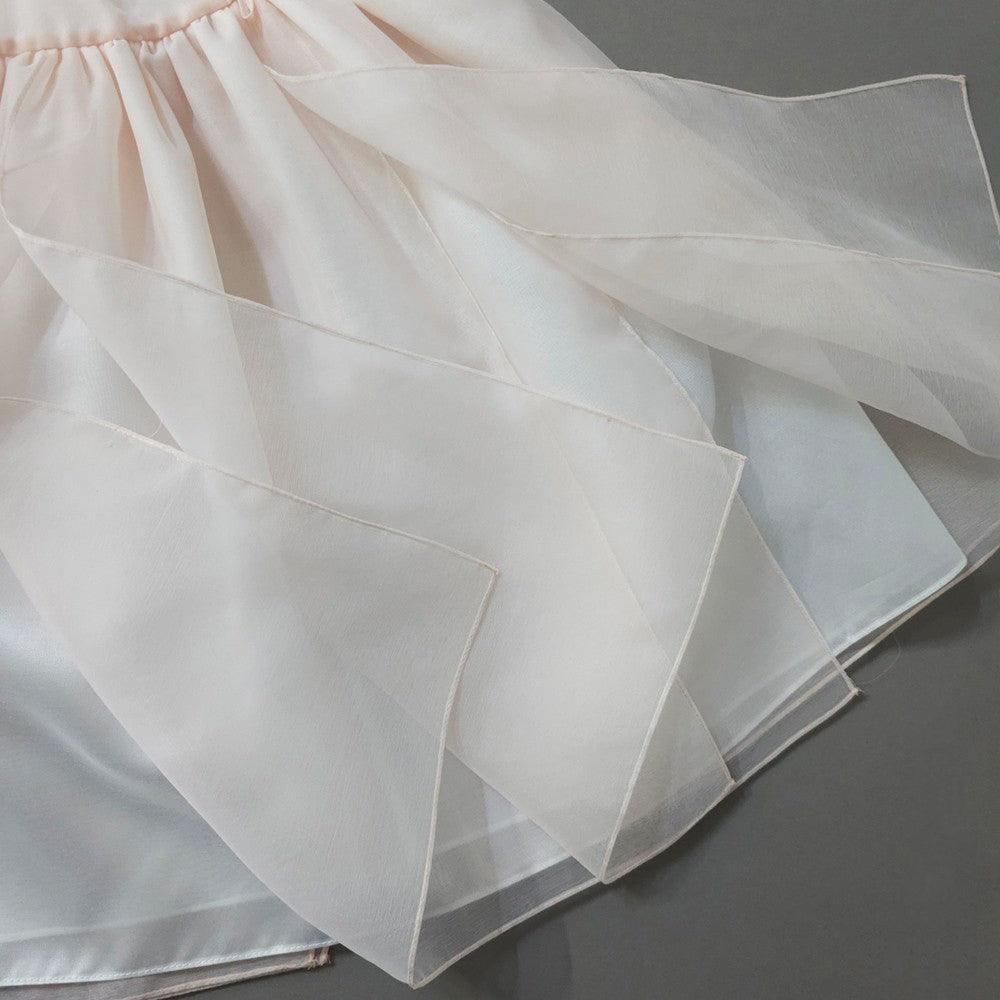 Youl Flared Light Pink Girl Hanbok | Elegant Dol Hanbok