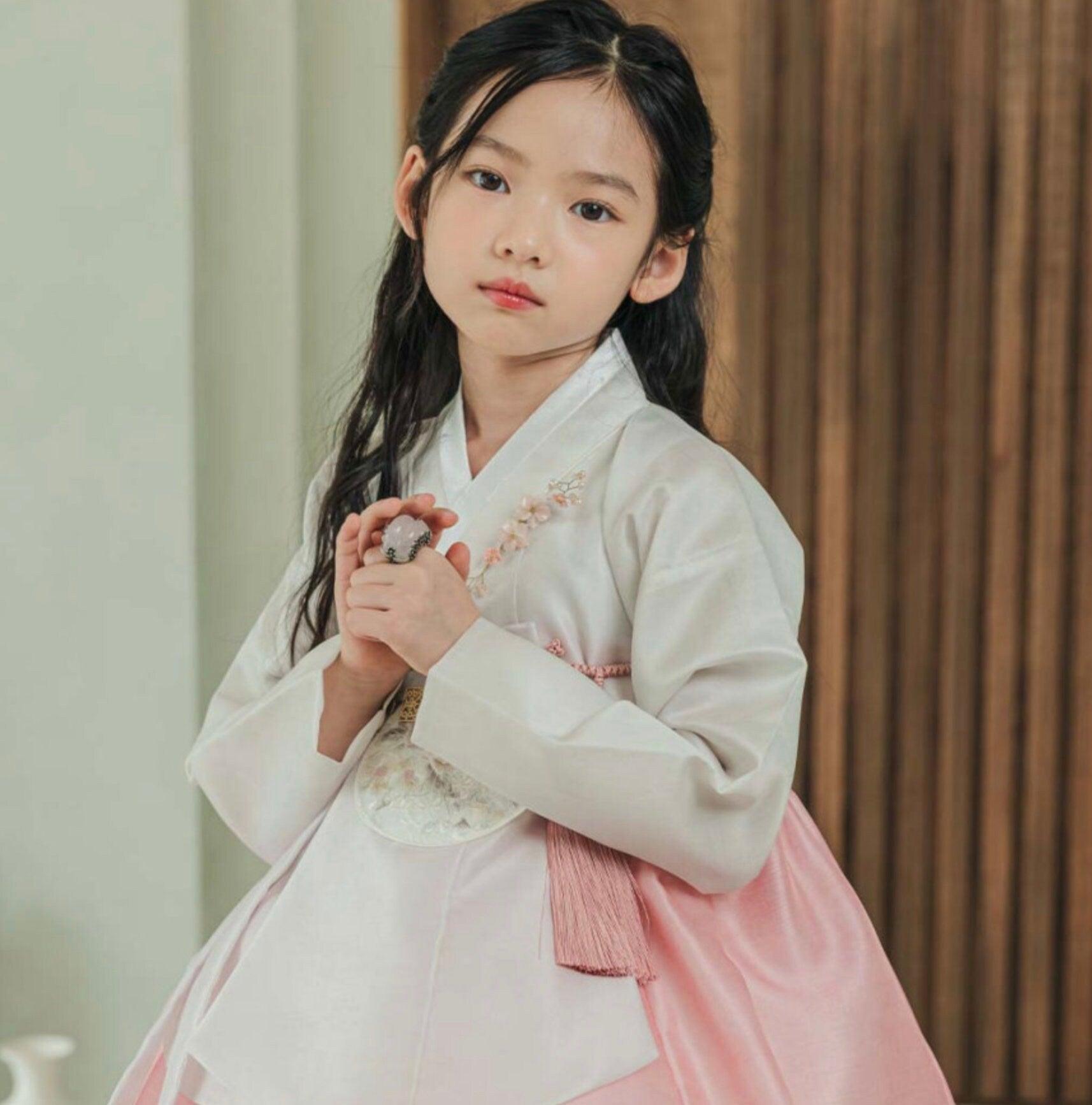 Yuhee Dangui Pink Girl Hanbok (100D-15YR) - Native Korean