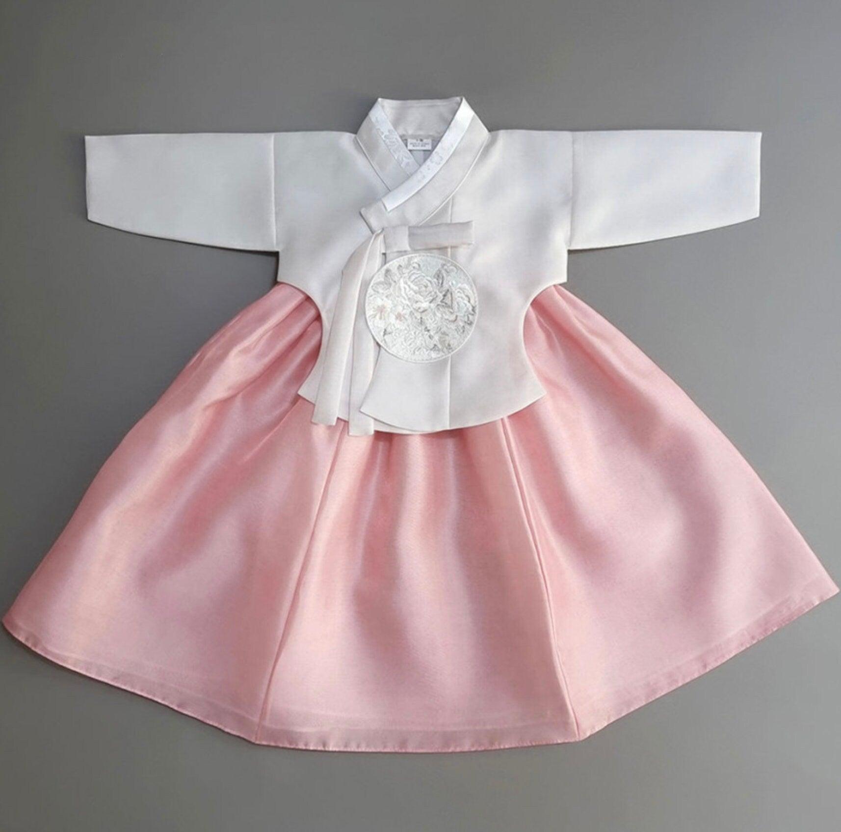 Yuhee Dangui Pink Girl Hanbok (100D-15YR) - Native Korean