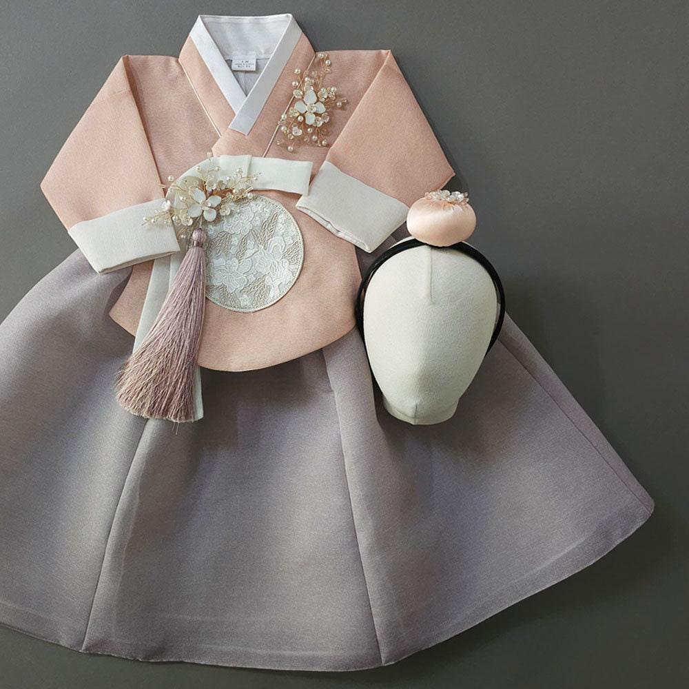 Yujin Coral Dangui-8 Color Skirt Girl Hanbok (100D-15YR) - Native Korean