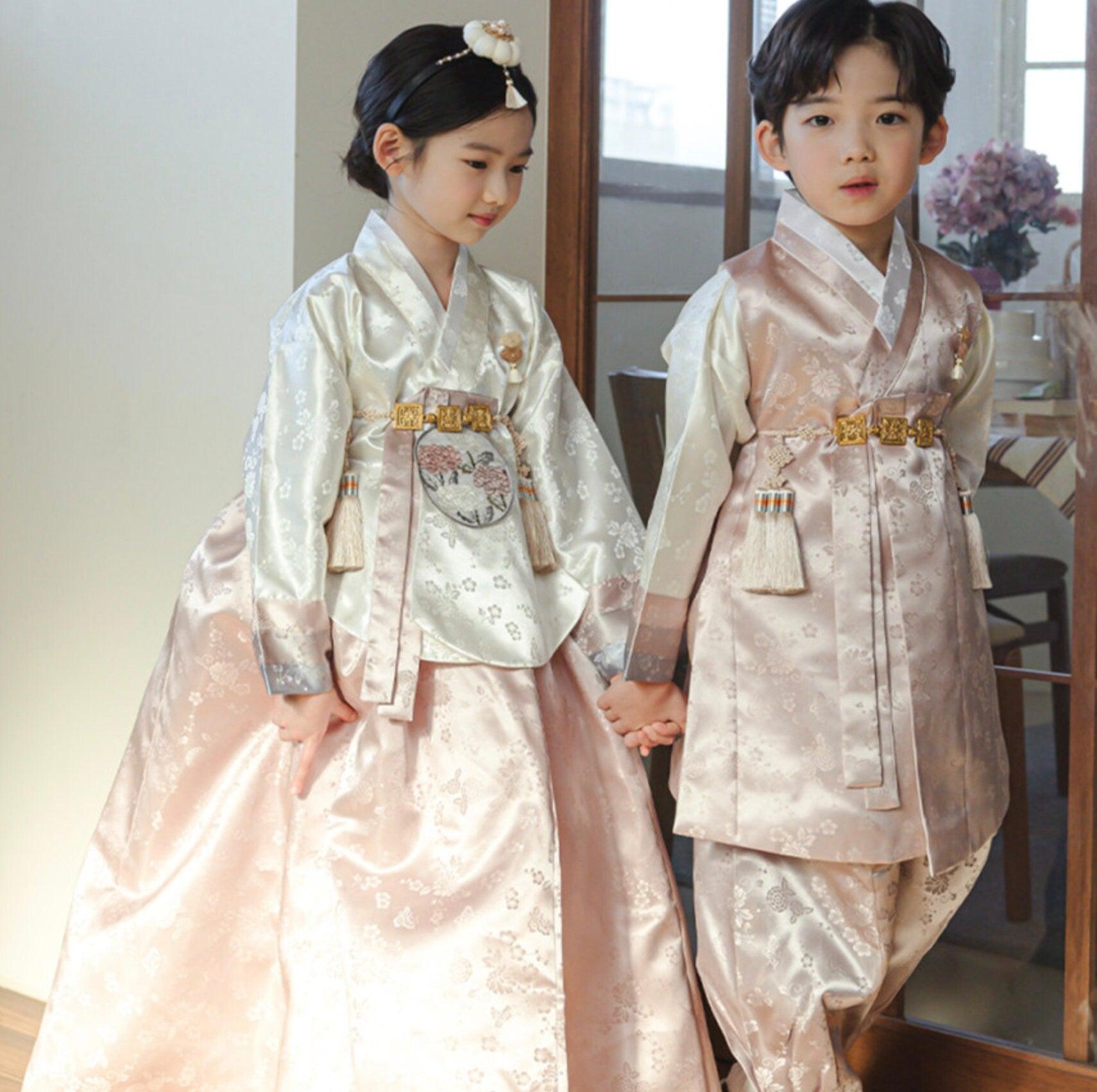 Yunjae Dangui B.Pink Girl Hanbok (100D-15YR) - Native Korean