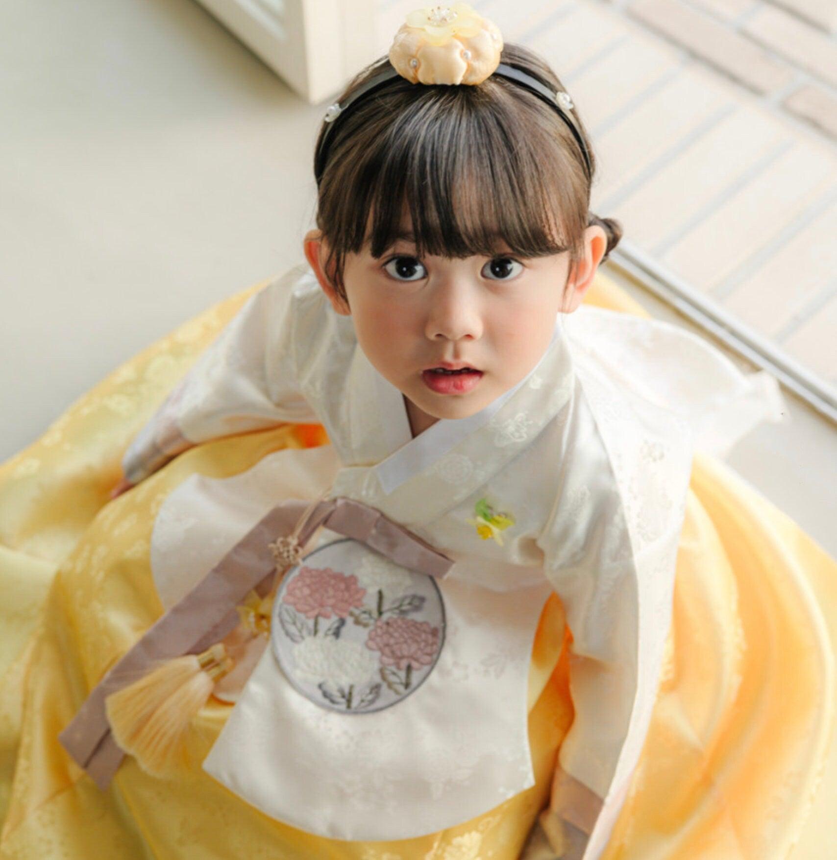 Yunjae Dangui Yellow Skirt Hanbok (100D-15YR) - Native Korean