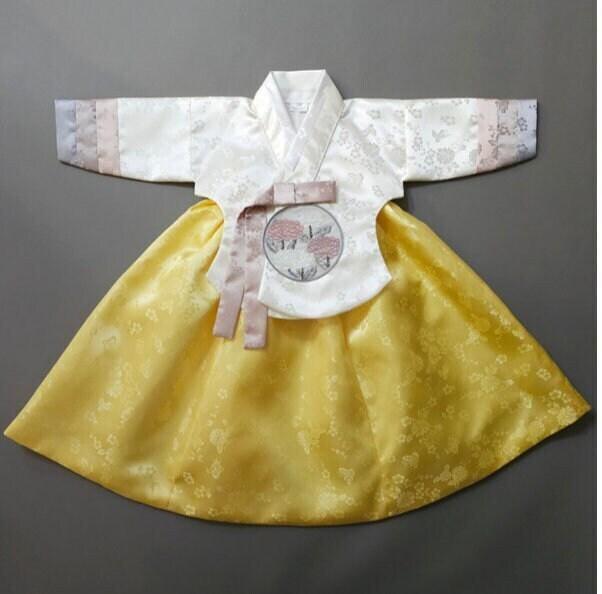 Yunjae Dangui Yellow Skirt Hanbok (100D-15YR) - Native Korean