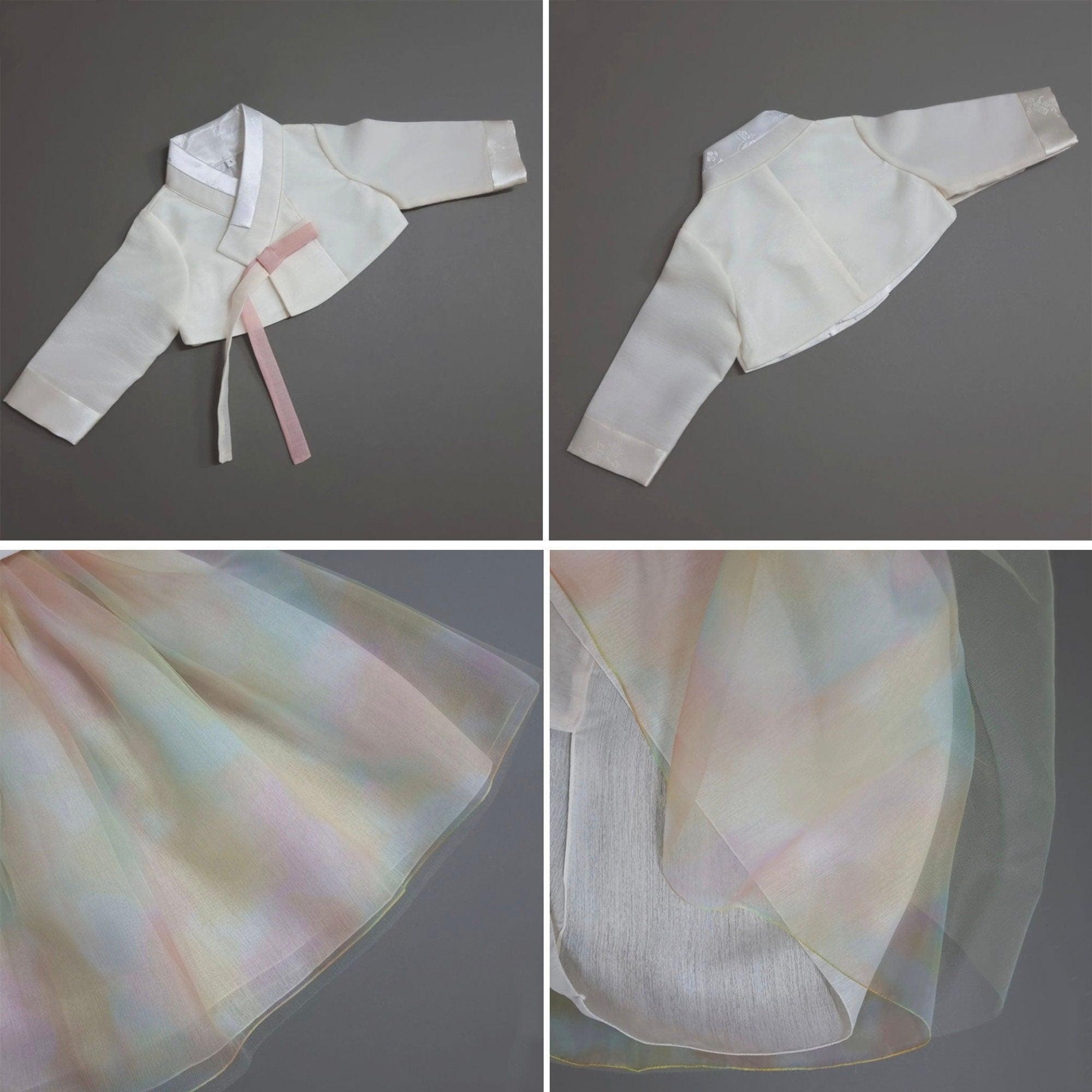 Aurora Lace Dress Girl Hanbok (1-9YR) - Native Korean