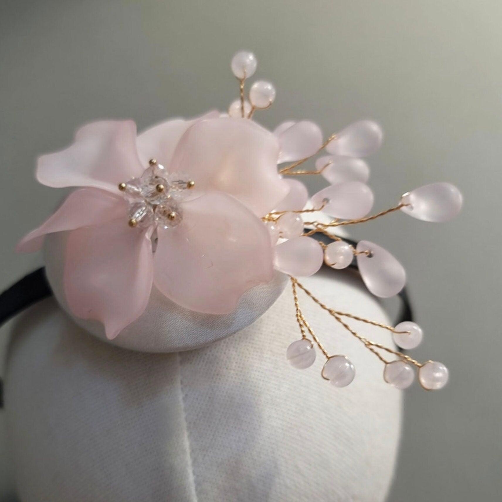 Blush Flower Headband - Native Korean