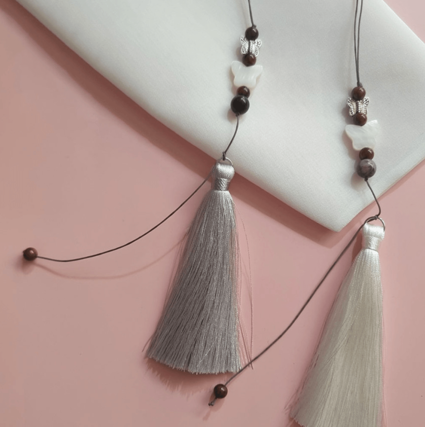 Butterfly Elegance Tassel Norigae - Native Korean