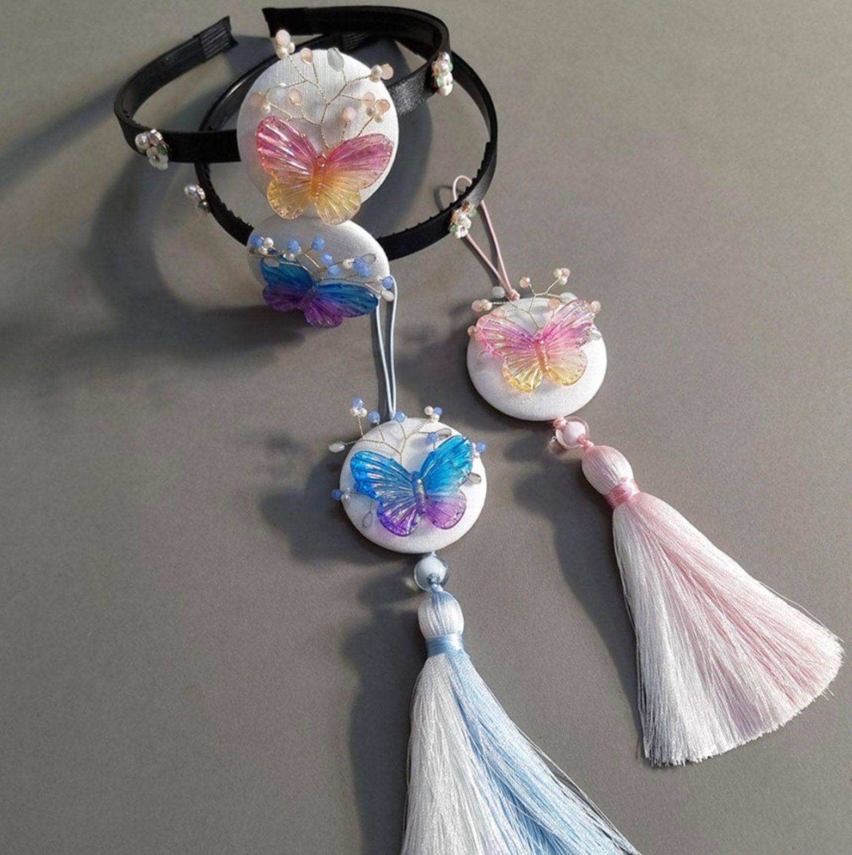 Candy Butterfly Tassel Norigae - Native Korean