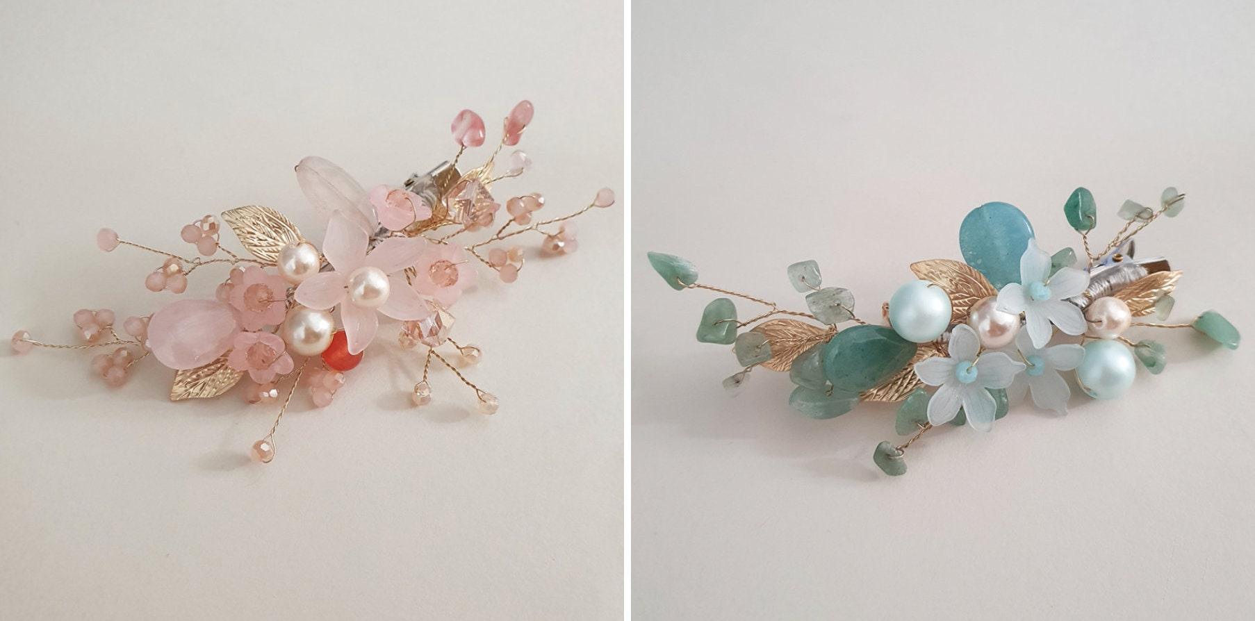 Charming Floral Hairpin - Native Korean