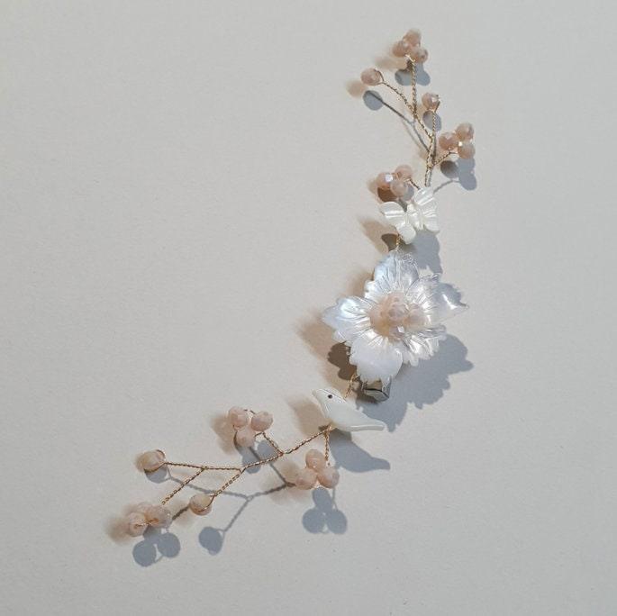 Cherry Blossoms Brooch - Native Korean