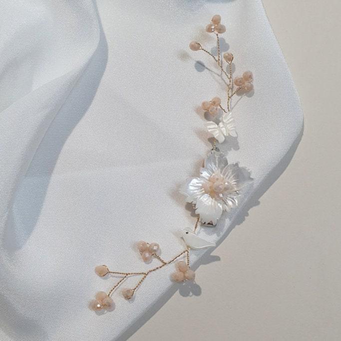 Cherry Blossoms Brooch - Native Korean