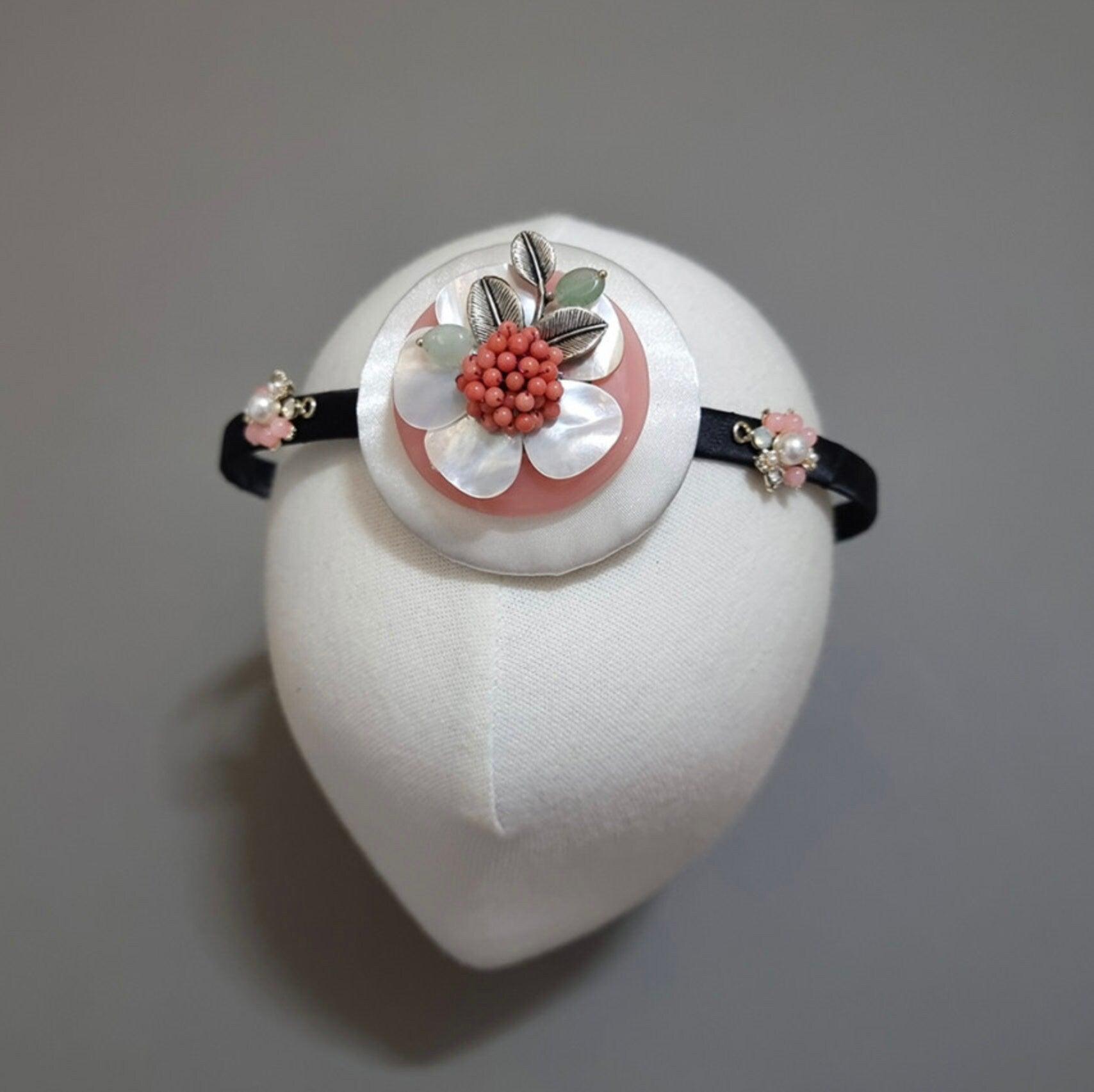 Cherry Floral Headband - Native Korean