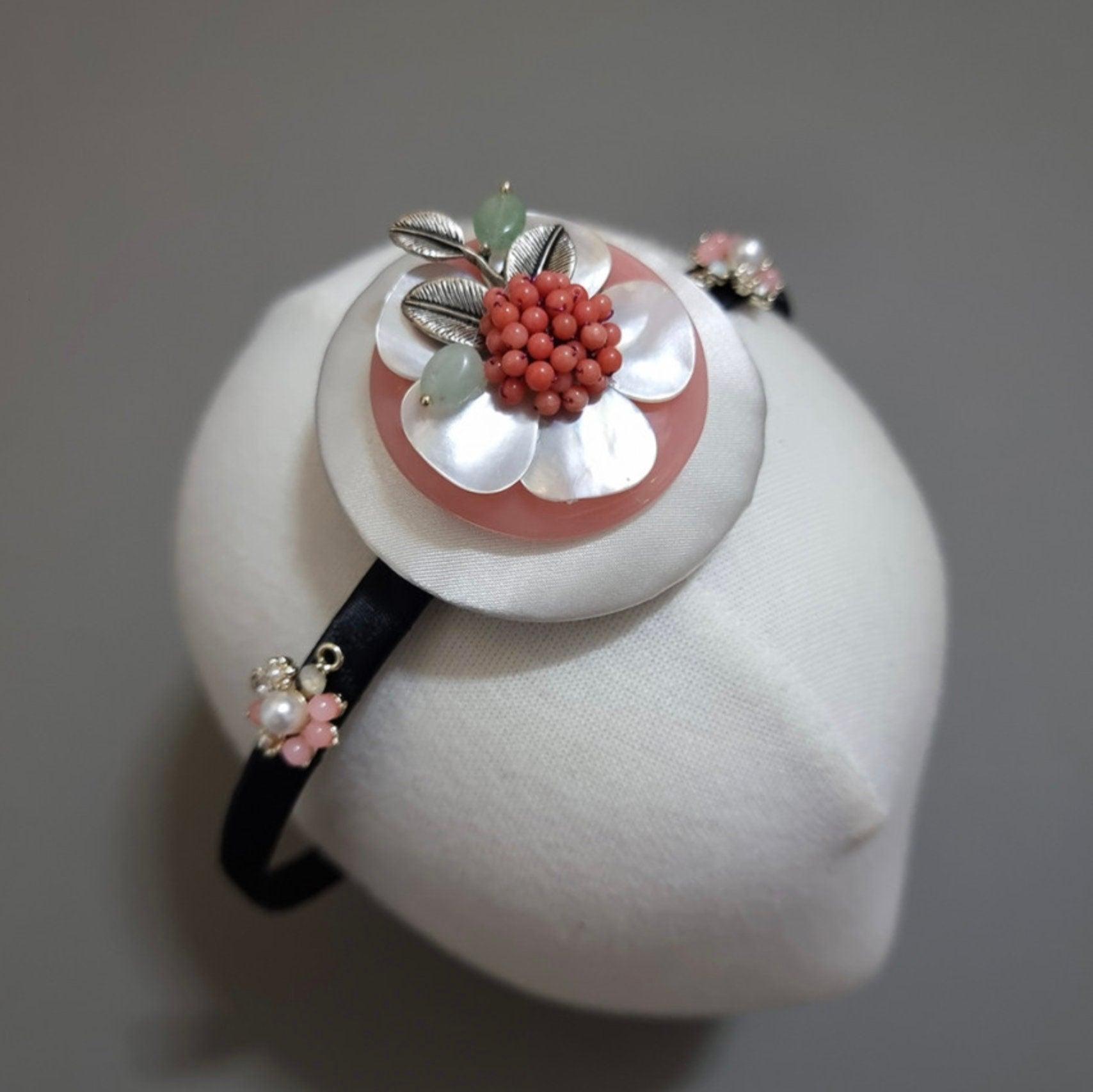 Cherry Floral Headband - Native Korean