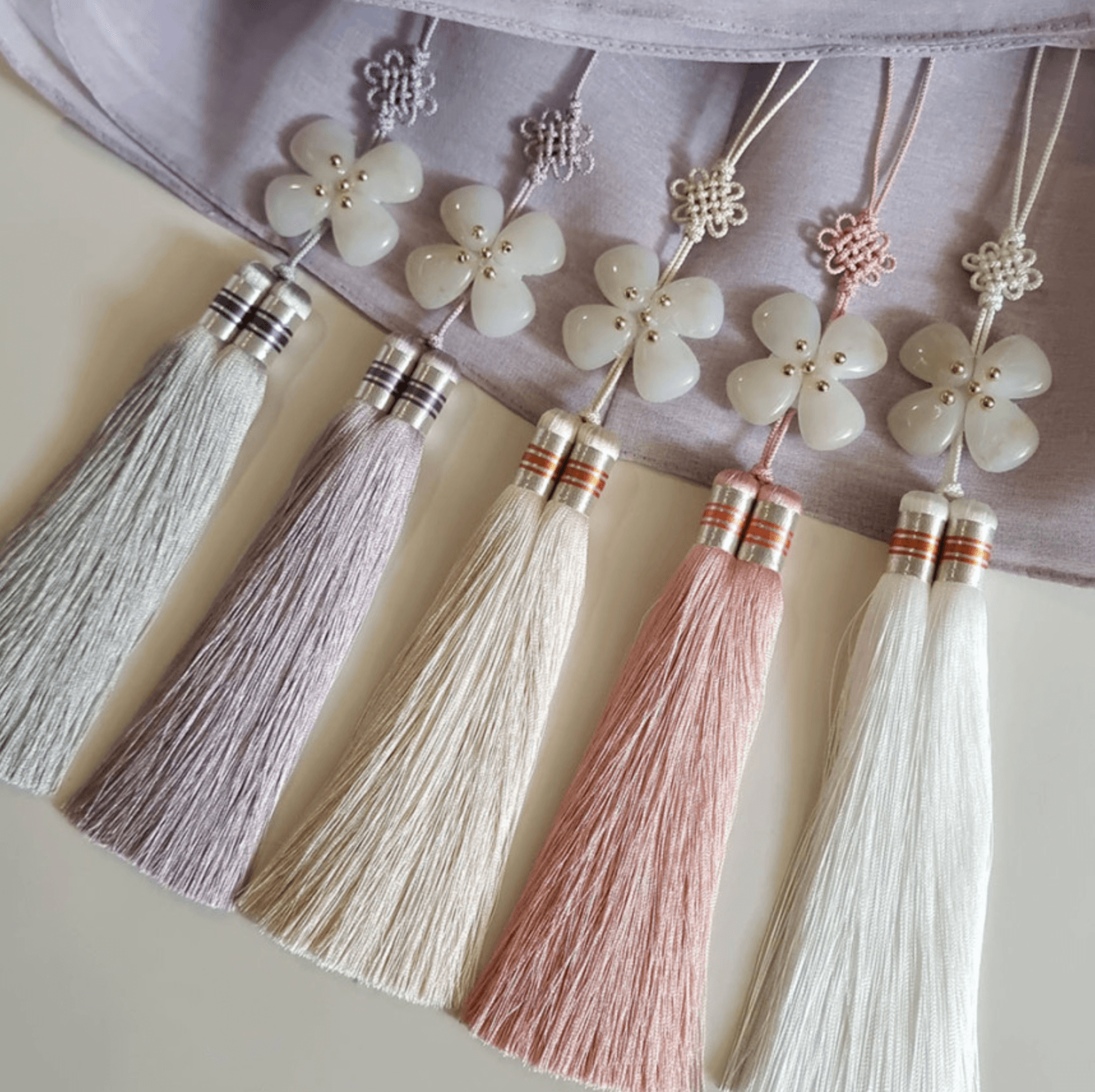 Clover Silk Tassel Norigae - Native Korean