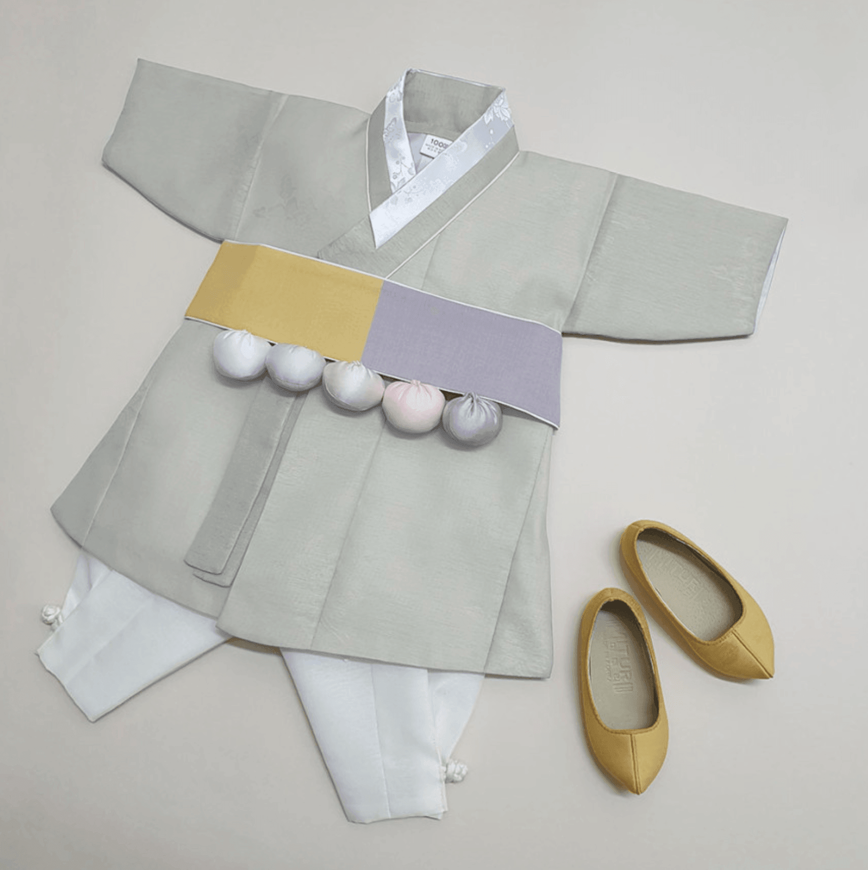 Color Block Bell Dol Belt - Native Korean