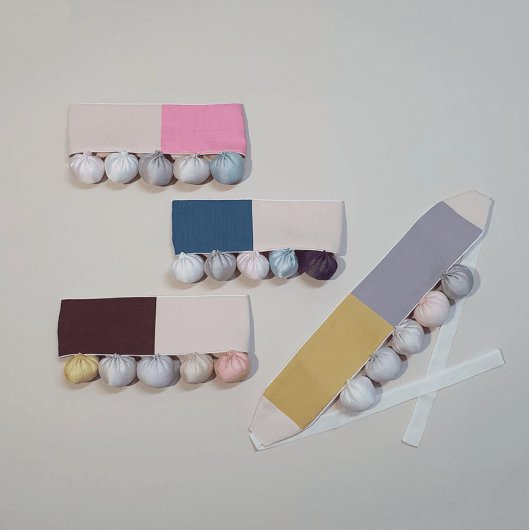 Color Block Bell Dol Belt - Native Korean