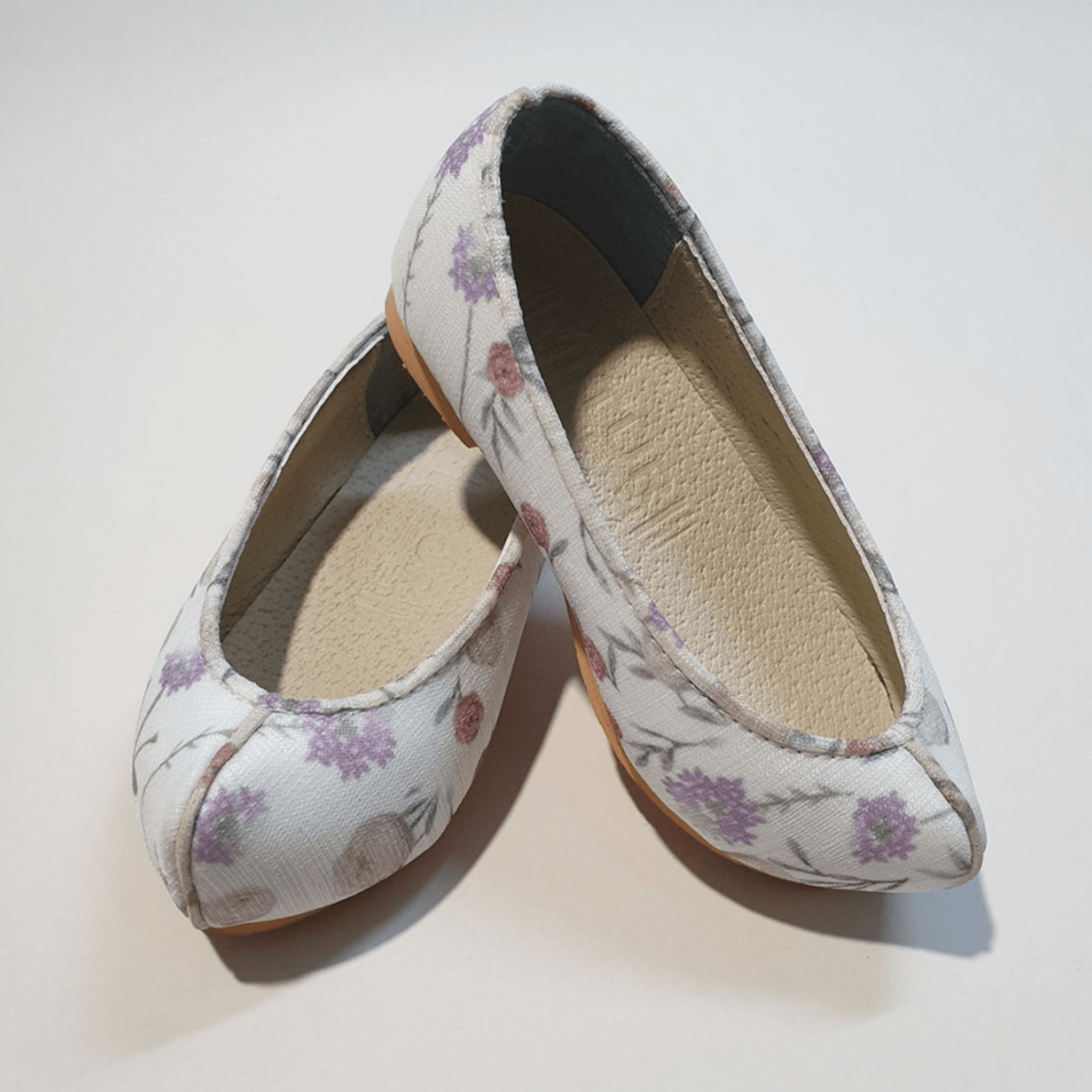 Floral Girl Hanbok Shoes (130~140mm) - Native Korean