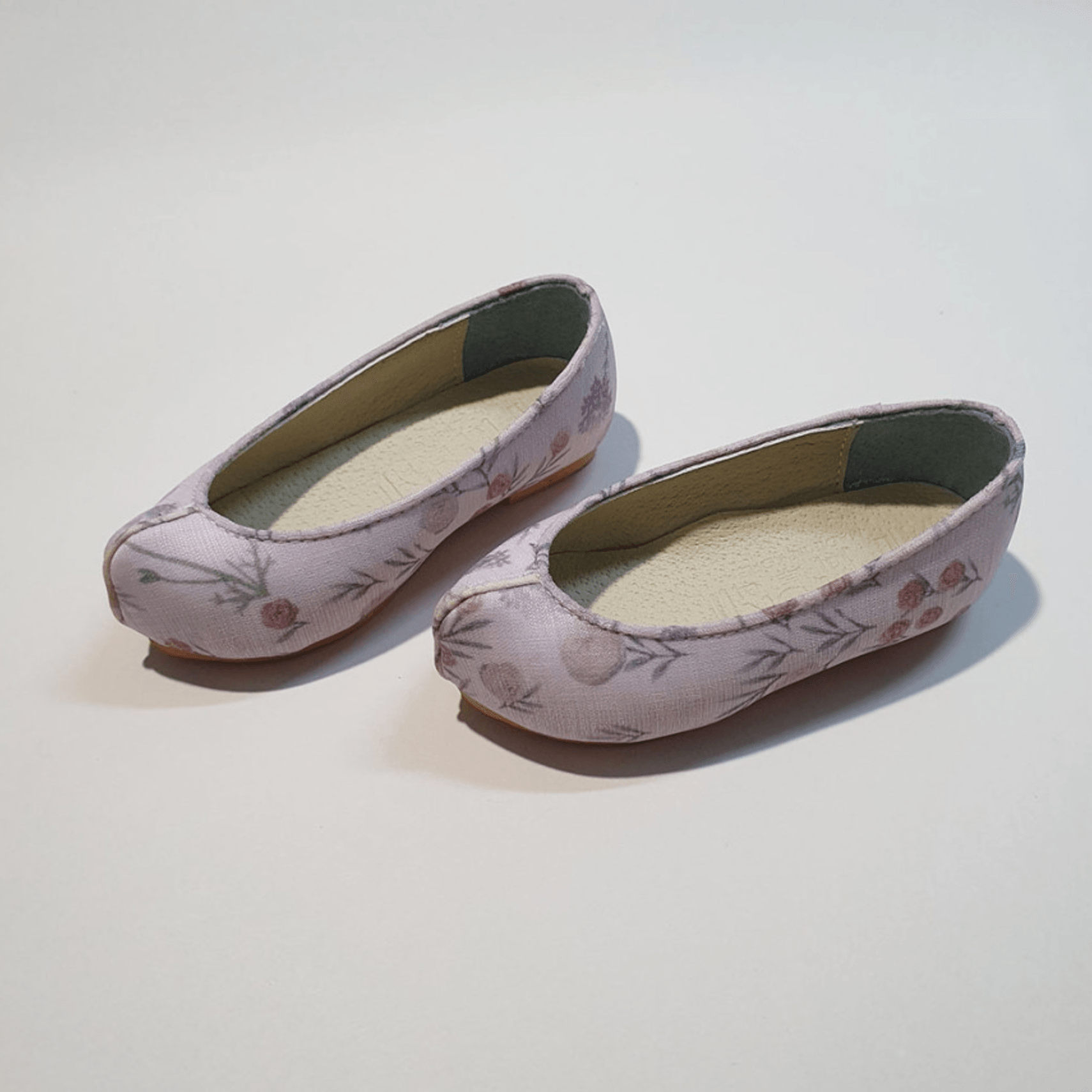 Floral Girl Hanbok Shoes (130~140mm) - Native Korean