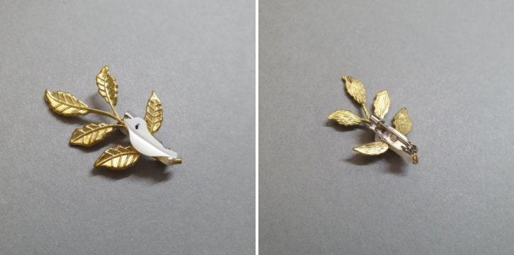 Gold Bird Brooch - Native Korean