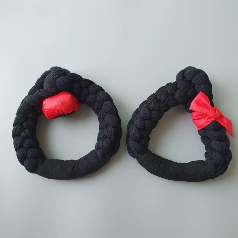 Gold Decoration Queen Style Hairband - Native Korean